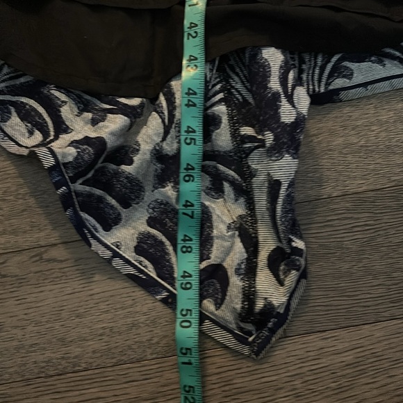 Vintage Luxury jacquard floral pattern Ankara print Fish tail maxi skirt Sz S - Picture 10 of 17